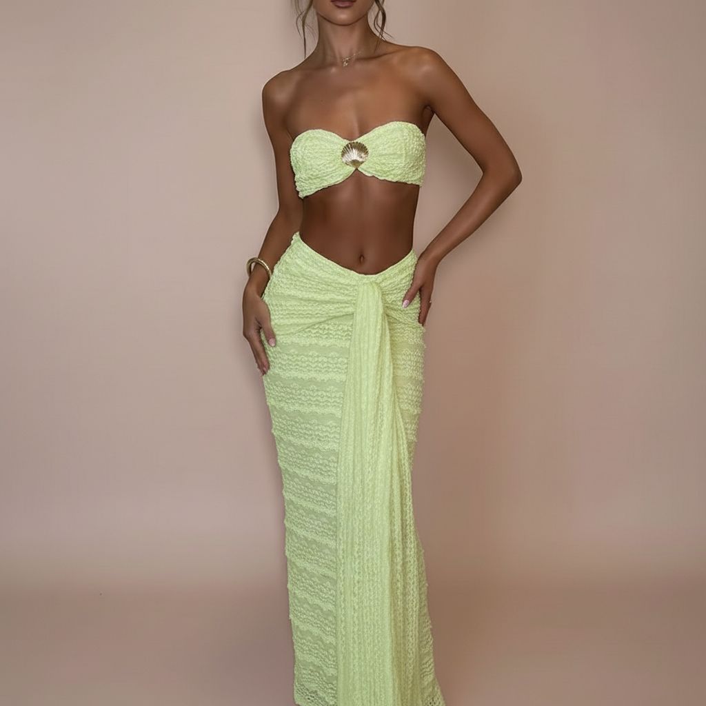 Sexy Hollow Out Bikini Set |Beach Outfit