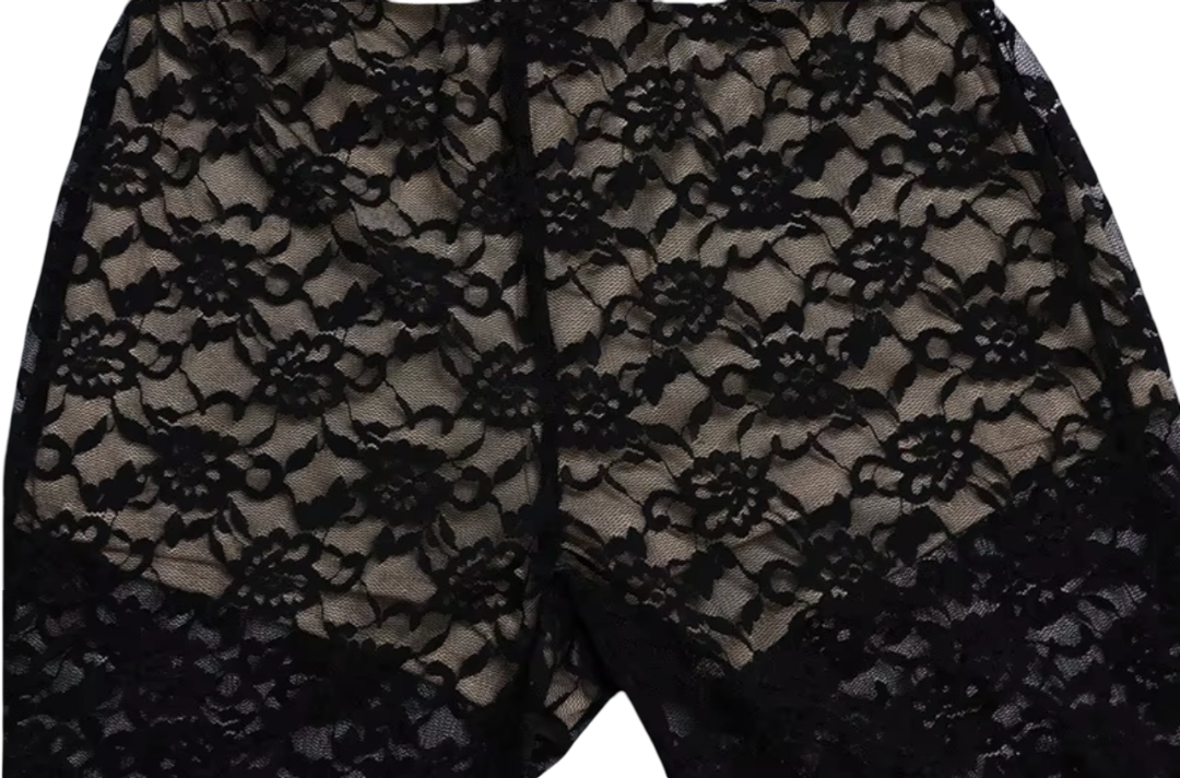 Jumpsuit Black Lace Backless Women