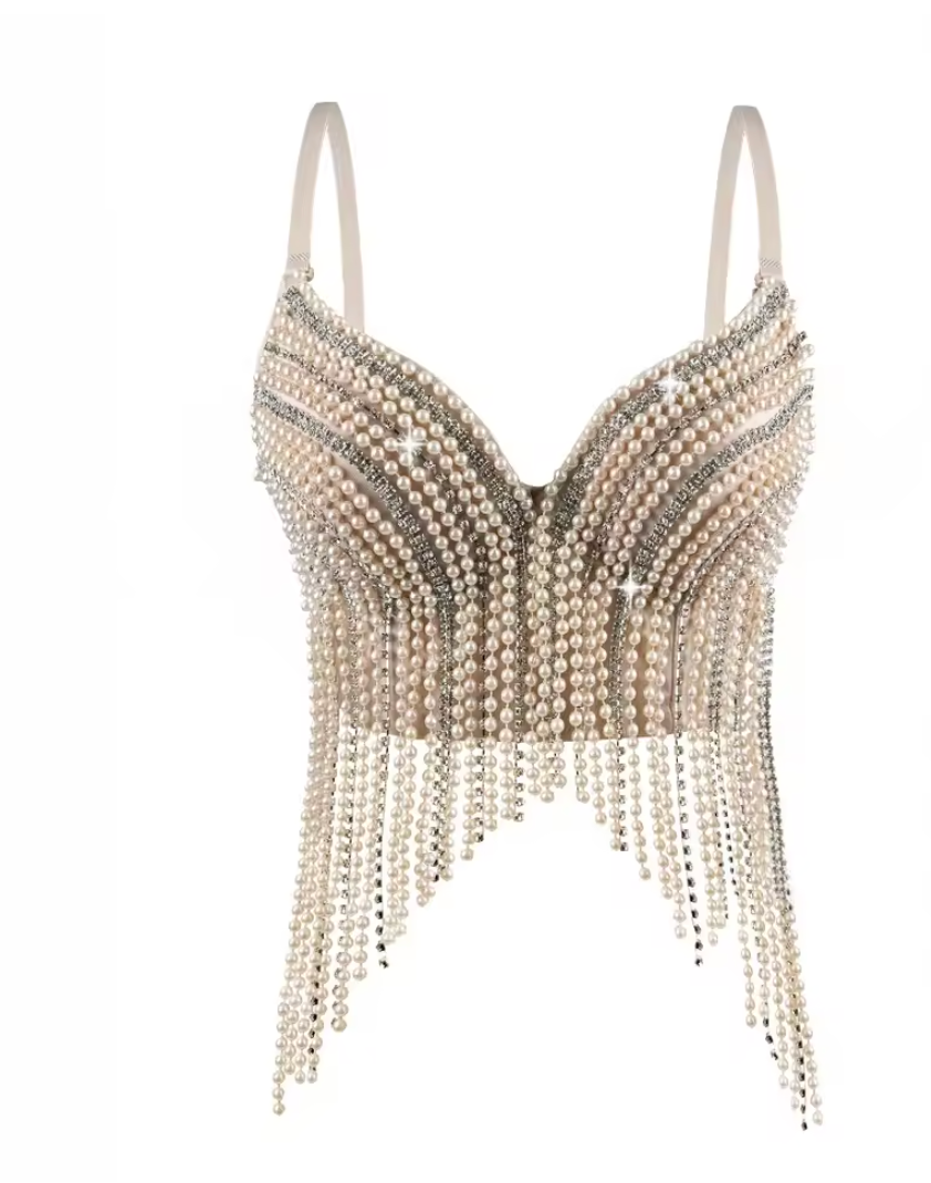 Sexy Fishbone Corset Top for Stage & Party Wear