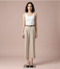 Women’s Elegant High-Waist Straight Pants